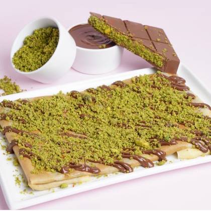 Dubai Chocolate Crêpe