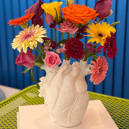 Blooming Heart Vase